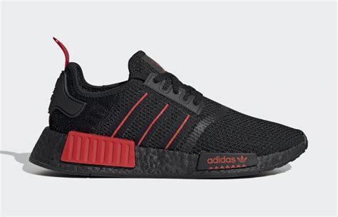 adidas nmd r1 schuhe schwarz rot|adidas nmd r1 sneakers women's.